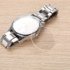 1 Pair 1.0mm Thickness Transparent Round Watch Crystal Glass for