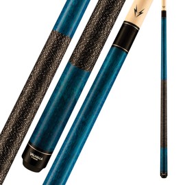 Viking Valhalla 100 Series with Irish Linen Wrap 2 Piece 58” Pool Cue Stick VA113 (19oz, Blue)