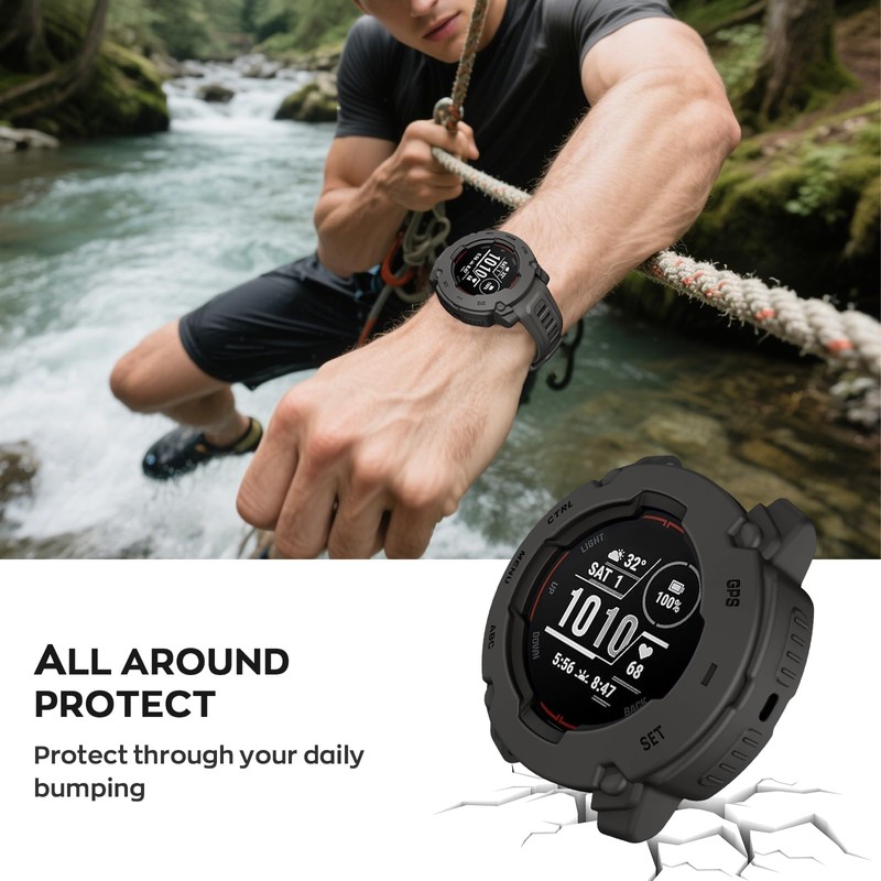 MYSNBKN Schutzhülle für Instinct E 45MM, TPU Schutzhüllen Abdeckungen Watch