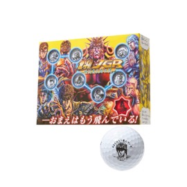 Bridgestone Golf Ball Tour B JGR Fist of the North Star Golf Ball (8 Balls) Unisex 8JW8HK White Ballistic High Ballistic Ball Type: Distance