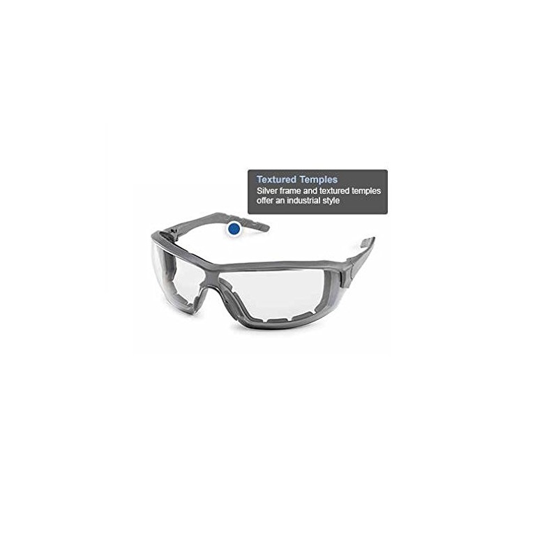 Gateway Safety 22GY0F Silverton Temple Version Safety Glass, Gray Frame-