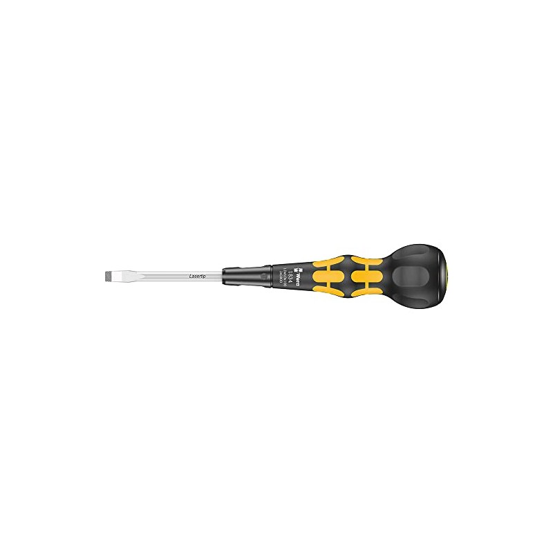 Wera Ball Clip Screwdriver Ball-Type Handle Tip Size 1.0x6.0, Shaft