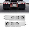 VEVOR Stainless Steel Mud Flap Hangers with Light Cutouts, 2-1/2"