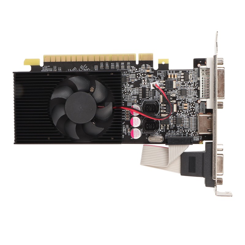 GT730 2GB GDDR3 Graphics Card Single Cooling Fan 64 Bit