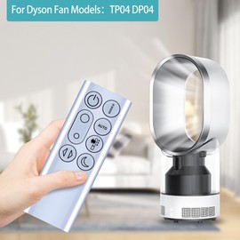 GOUYESHO New Replacement Remote Control for Dyson Fan TP04 TP06 TP09 DP04 TP07 (Silver)
