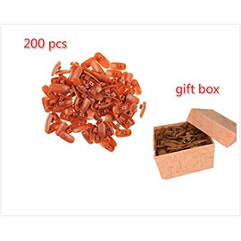 Miss .AJ 2x100 Pcs Replacement Refill Nails Tips for Flexible Nail Training Hand