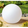 Lunartec Solar Garden Globes: Solar LED Light Ball with Remote