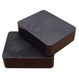 SKIR'CO (2 pcs) Plastic Flat Shims 20 mm, Frame Spacers 53 x 66 mm, Solid Leveling Spacers, Door and Window Frame Packers