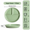 Ceramic Divided Plate Set for Everyday Meals – 3-Section Serving