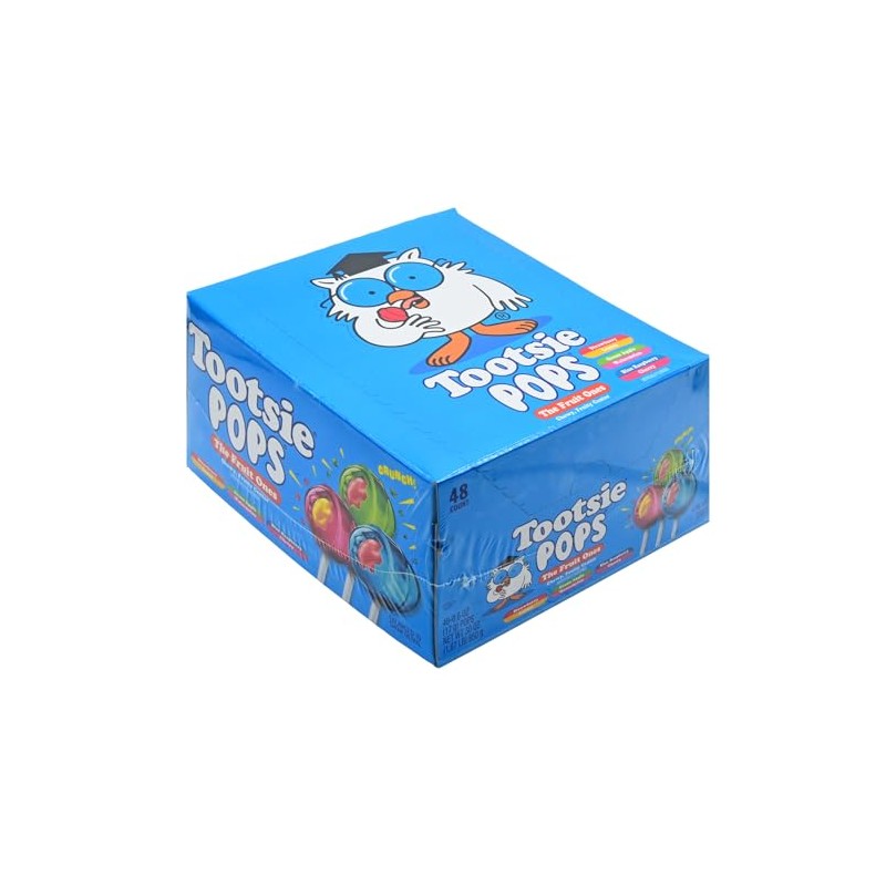 Tootsie Pops The Fruit Ones, Assorted Fruit Flavored Lollipops with