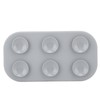 Silicone Toothbrush Toothpaste Holder Multipurpose 5 Slots Drainage Holes Bathroom