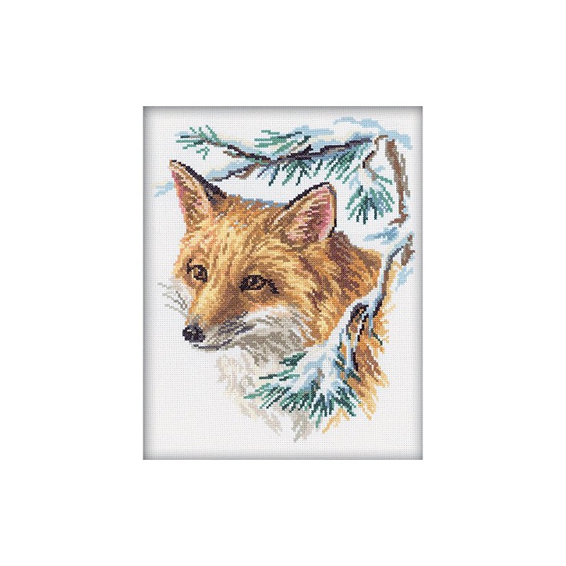 RTO The Fox Cross Stitch Kit 9 x 11.5-inch 14