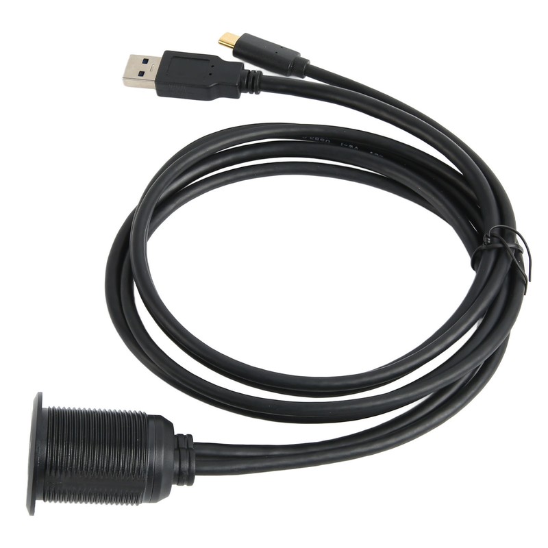 Type C 3.1 to USB 3.0 Flush Mount Cable with