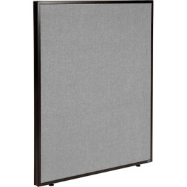 Global Industrial Office Partition Panel, 36.25 Inch Width x 42 Inch Height, Gray Color, 1 Piece, Build Your Own Office Design System