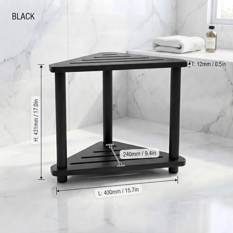Shower Foot Stool for Shaving Legs, 15.7" W x 9.4"