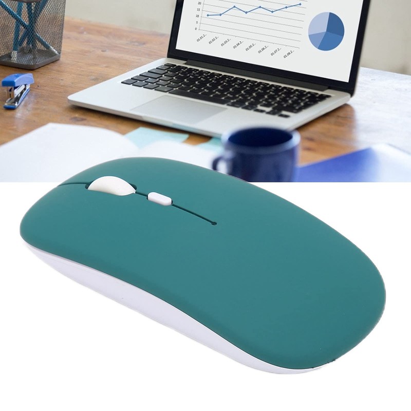 Wireless Mouse, Slim Bluetooth Wireless Mouse Portable Mobile Mouse Optical