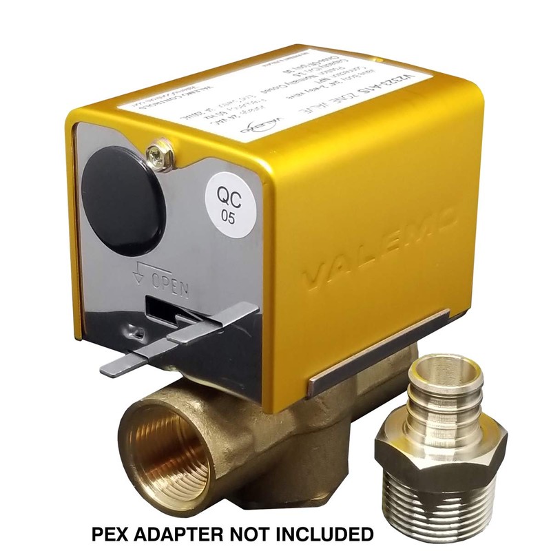 Valemo V2323-A1S Motorized Zone Valve, 2-way, 3/4" Threaded NPT, Normally