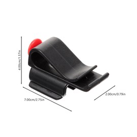 Kisangel Putter Clip on Holder Club Holder Club Clip for Bag Putter Holders Golfs Club Rack Cue Holder Putter Clamp Golf Accessories Golf Bag Accessories Pocket Clip Plastic Golf Putter