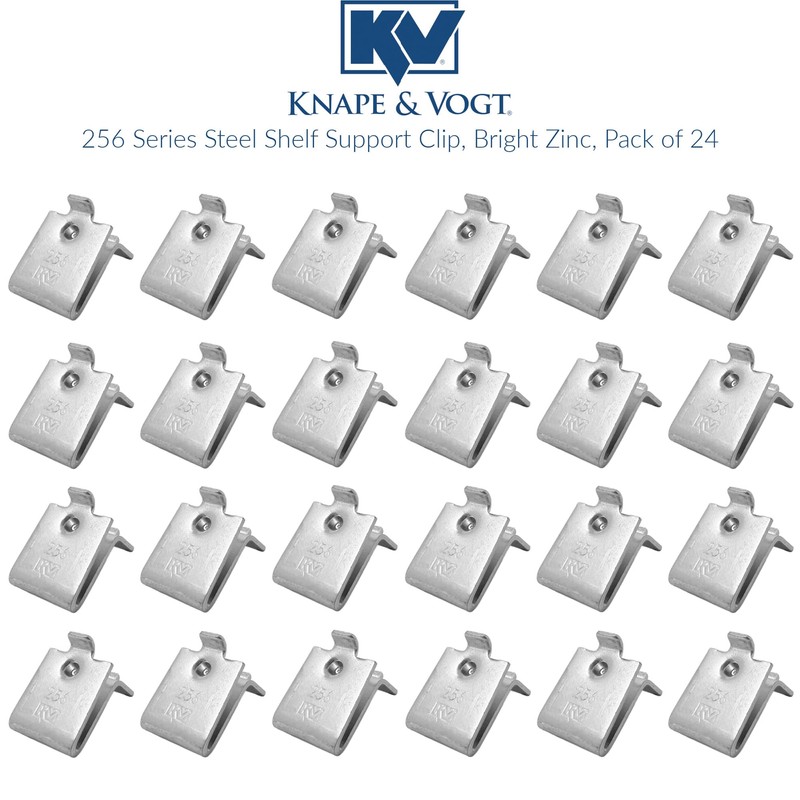 Knape & Vogt 256P-ZC Shelf Support - 24 piece