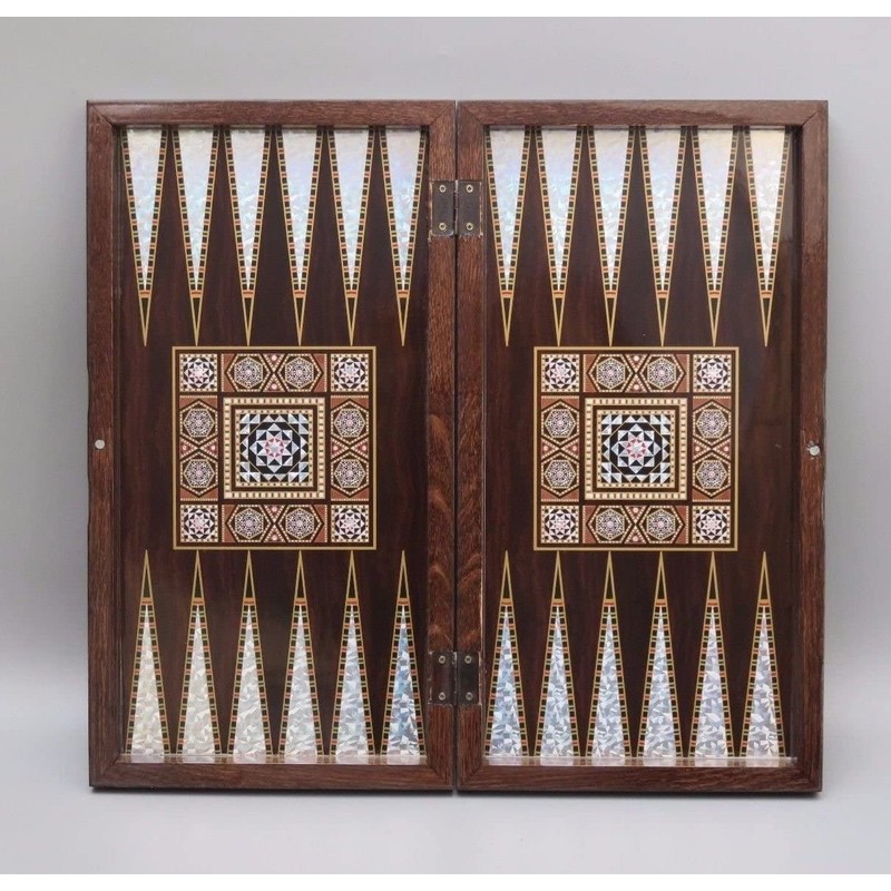 The 19'' Magic Star Backgammon Turkish Premium Board Game Set
