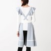 Francfranc Flare Franc Flare Ruffle Full Apron, Gray