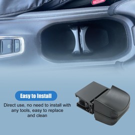 FZJDSD Cup Holder Insert 77230-T7W-A02ZA Compatible with Honda HRV HR-V 2016 2017 2018 Year, Center Console Cup Holder Insert Part