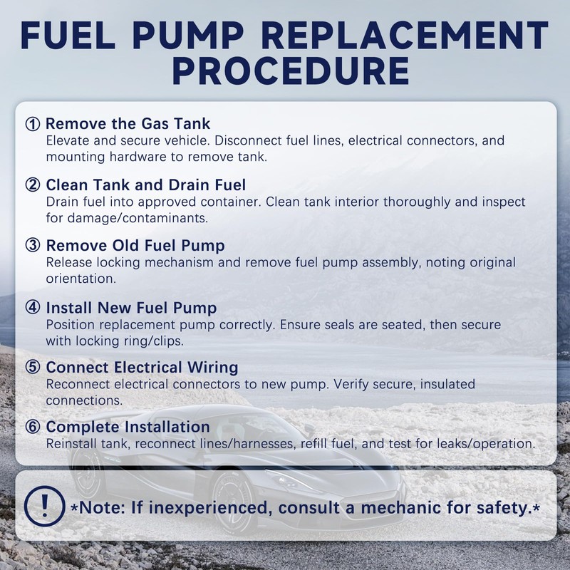 Fuel Pump Assembly with Sending Unit - Compatible with 1998-2004