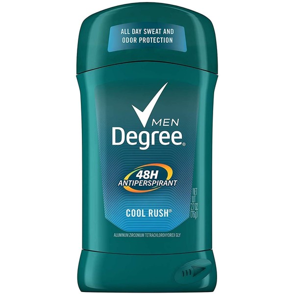 Degree Men Dry Protection Antiperspirant, Cool Rush, 2.7 Oz