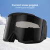 Adult Ski Goggles Double Layer Anti Fog Large Field Cylindrical