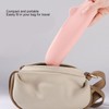 2PCS Silicone Makeup Brush Holder Waterproof Soft Portable Cosmetic Storage