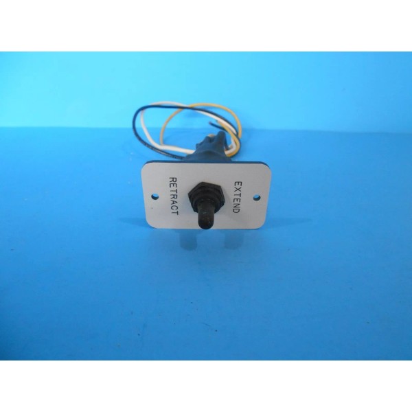 N/A *WHITE/BLACK RV EXTEND/RETRACT TOGGLE CONTROL SWITCH WITH 3 WIRES