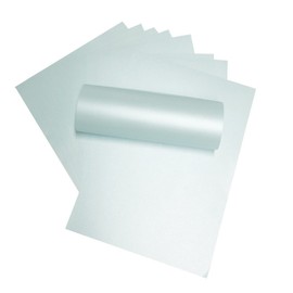 Syntego A4 Baby Blue Majestic Pearlescent Shimmer Paper Double Sided 120gsm Suitable for Inkjet and Laser Printers (50 Sheets)