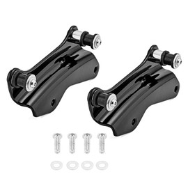 Mofun Quick Release 4 Point Docking Hardware Kit Tour Pack Backrest Docking Kit Compatible with Harley Touring Road King Street Road Electra Glide 2014-2025,Black