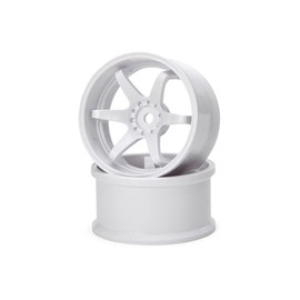 G-Force N-6 Drift Wheel /+6/White RC Wheel GD058