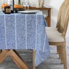 Chassic 60 x 104 inches Farmhouse Style Linen tablecloths, Wrinkle