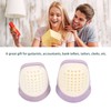4 Pcs Silicone Thimble Purple Soft Elastic Finger Protector Finger