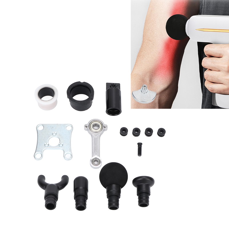Muscle Massage Gun Replaceable Heads Aluminium Alloy 4 Different Heads