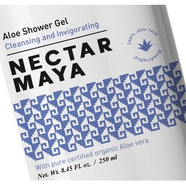 Aloe Shower Gel. Jabón corporal líquido biodegradable y orgánico para cuidado de la piel (250 ml)