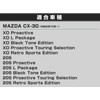 Samurai Produce Mazda CX-30 CX30 Console Box Tray 3P Black