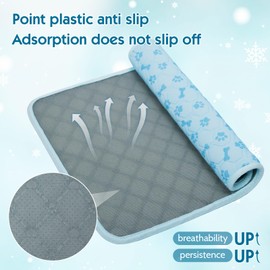 ASOOX Dog Cooling Mat, Pet Cooling Mat for Dogs and Cats, Portable Summer Dog Cool Pad,Cool Bed for Pets, Premium Pet Cool Blanket for Summer