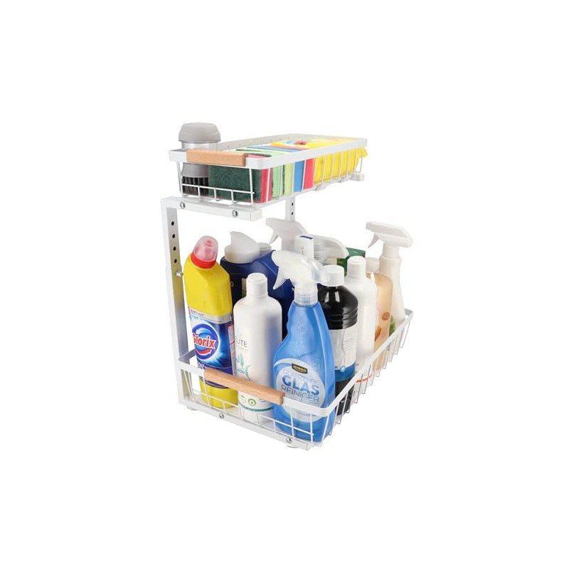 Kitchen Cabinet Organiser Size XL - White - Kitchen Organiser