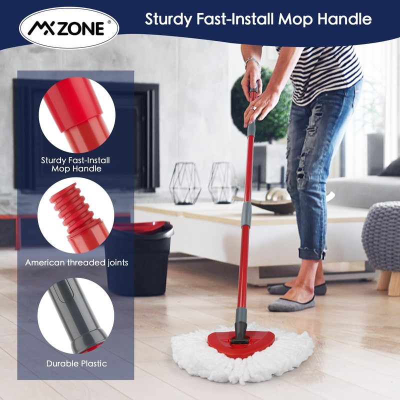 Spin Mop Handle Replacement Compatible with O Cedar Spin Mop