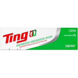 Ting Crema | Tratamiento Antimícótico Pie de Atleta | Ácido Undecilénico | Cura Infección, Ardor y Grietas | Tubo 28 g |