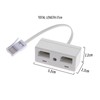Create idea Telephone Splitter 2 Way BT Phone Socket Adapter