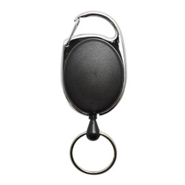 10 x High Quality Jojo Key Holder with Key Ring IN Black