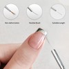 GAOY Metallic Silver Gel Nail Polish Art Liner, 8ml 3D