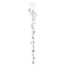 Kleinfeld Womens Bridal Special Occasion Rhinestone Hair Comb, Crystal/Rhodium 3, One Size