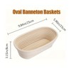HubewaGlobal Bread Proofing Baskets (Oval)