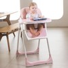 Sunchildor 3 in 1 Baby High Chair with Wheels, Adjustable