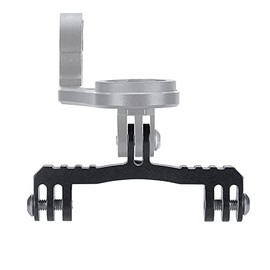 Bicycle Computer Camera Mount Holder,Extended Out Front Bike Mount for Garmin Jiaming Piriton Cateye GPS Computer Sports Camera(Double end Bracket)
